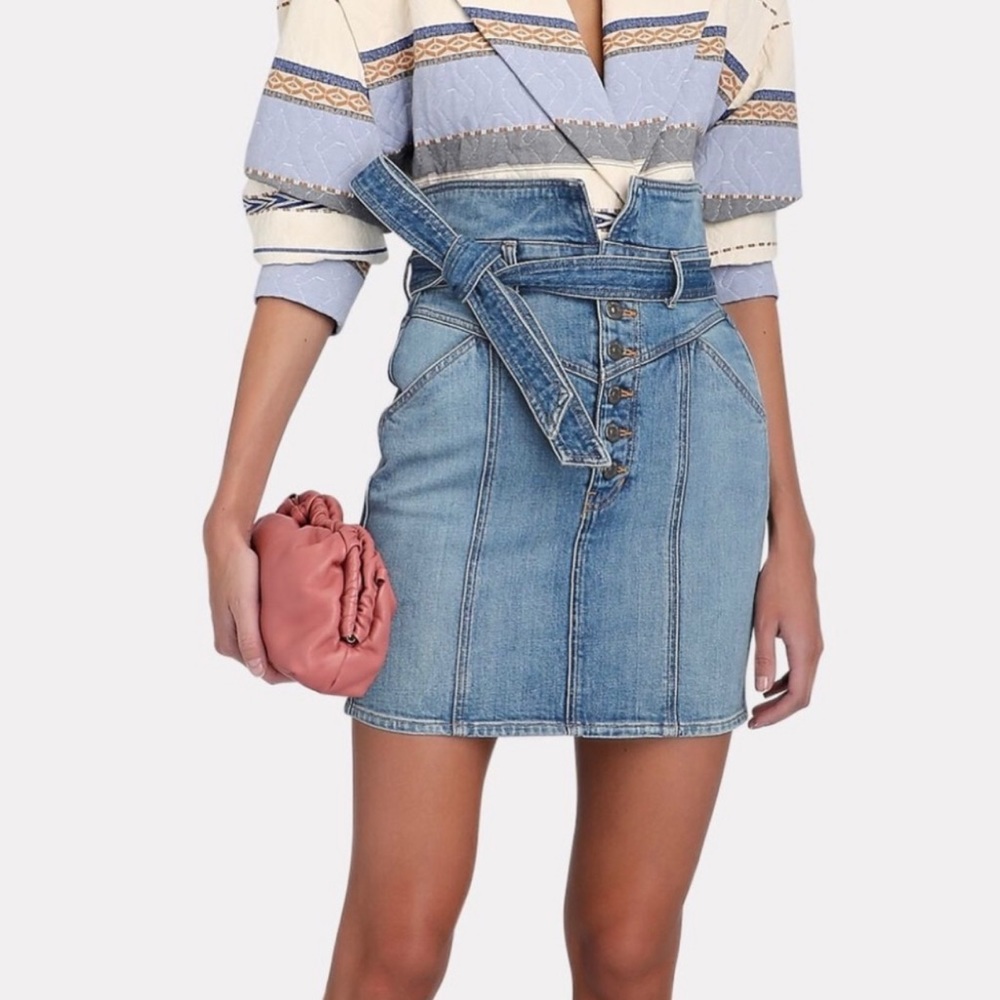Veronica Beard ALIANA denim skirt, size 0, NWT